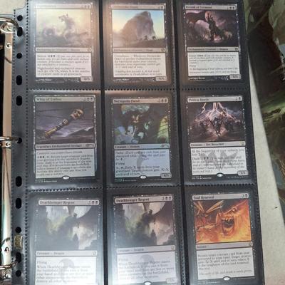 Magic the gathering binder of cards