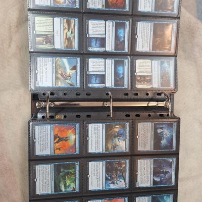 Magic the gathering binder of cards
