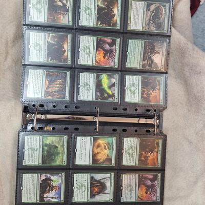 Magic the gathering binder of cards