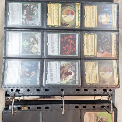 Magic the gathering binder of cards