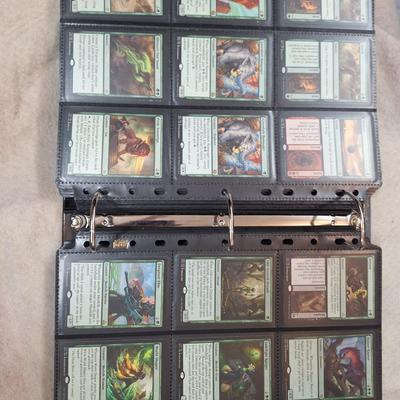 Magic the gathering binder of cards