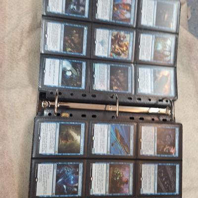 Magic the gathering binder of cards
