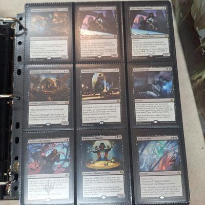 Magic the gathering binder of cards