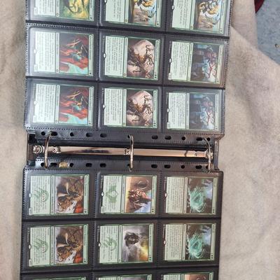 Magic the gathering binder of cards