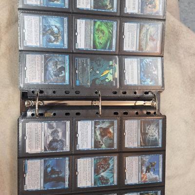 Magic the gathering binder of cards