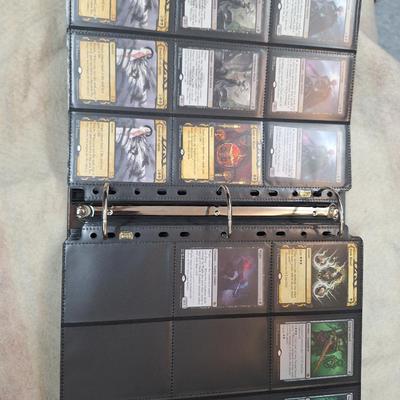 Magic the gathering binder of cards