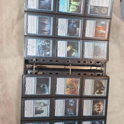 Magic the gathering binder of cards