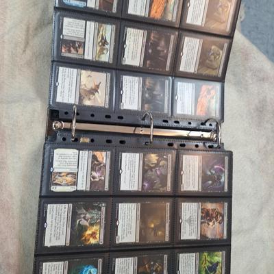 Magic the gathering binder of cards