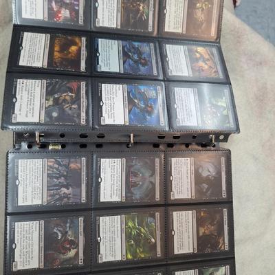 Magic the gathering binder of cards