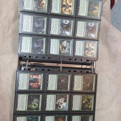 Magic the gathering binder of cards