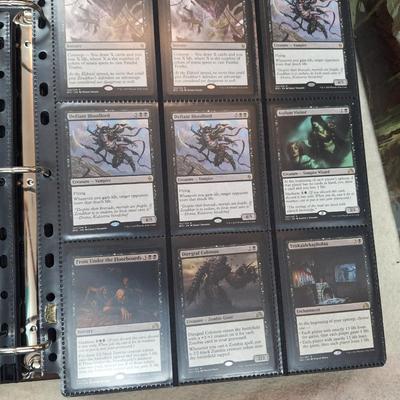 Magic the gathering binder of cards