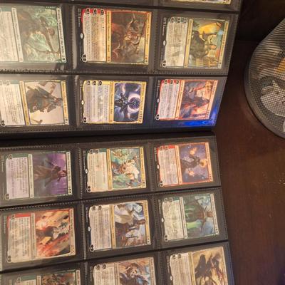 Magic the Gathering binder of cards
