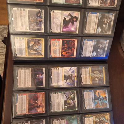 Magic the Gathering binder of cards