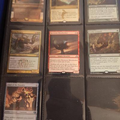 Magic the Gathering binder of cards