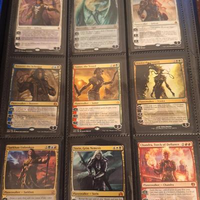 Magic the Gathering binder of cards