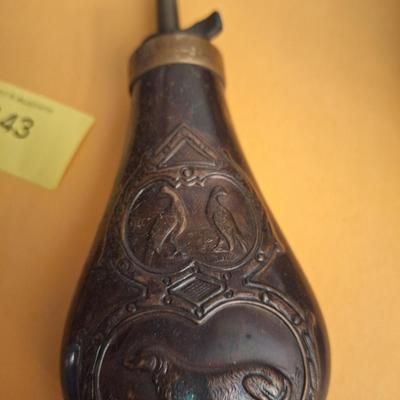 antique powder flask