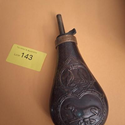 antique powder flask