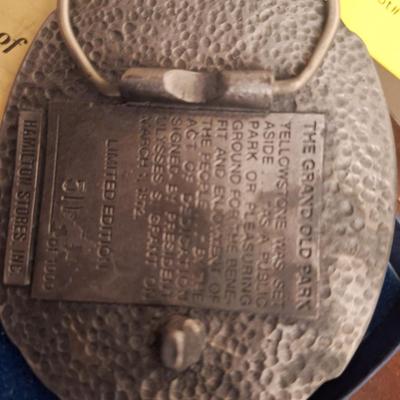 yellowstone belt bucklet