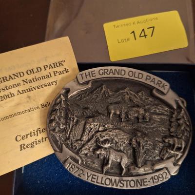 yellowstone belt bucklet