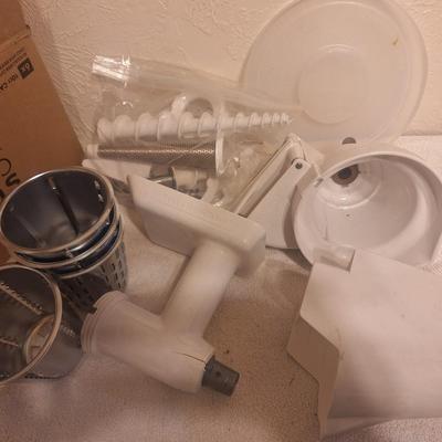 KitchenAid attachments - see all photos.
