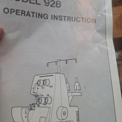 JCPenney Serger & Instruction booklet