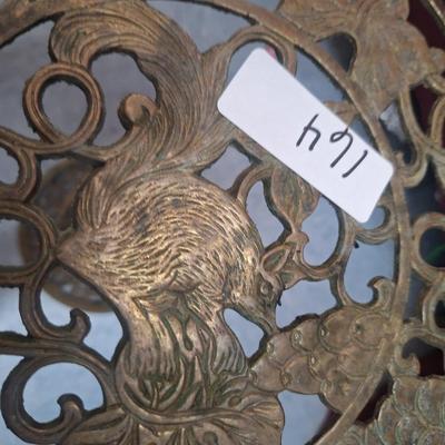 Brass plant stand
