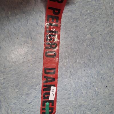 Roll of "Danger" tape