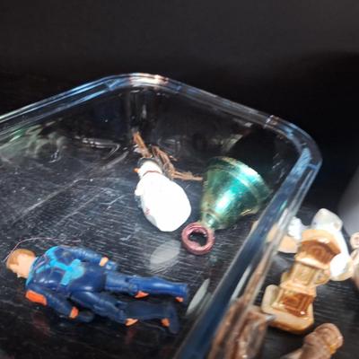 miniatures and a coffee cup