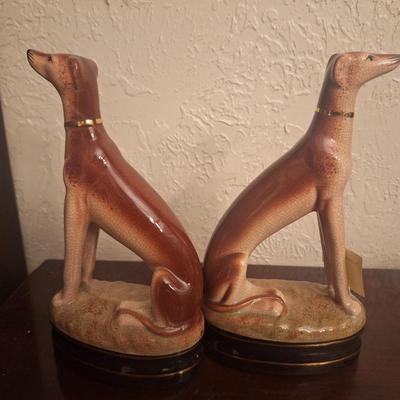 Vintage Fitz and Floyd Whippets- set of 2