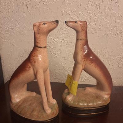 Vintage Fitz and Floyd Whippets- set of 2