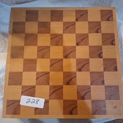 Game bundle-checkers, dominos cards and other items stored inside board piece