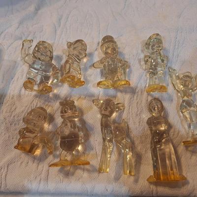 Disney Lucite figurines