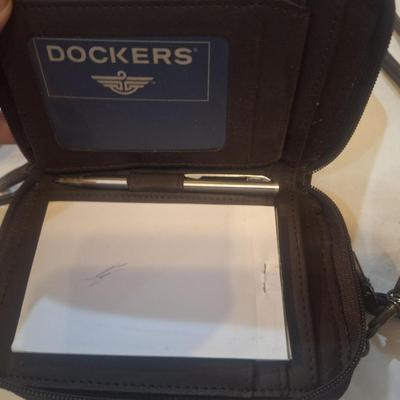 Dockers wallet on a string