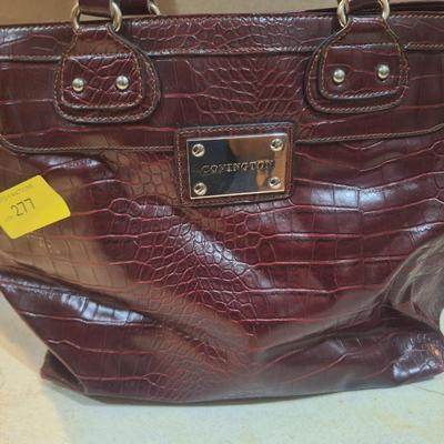 Covington handbag- croc pattern