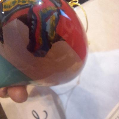 Hand painted Ornament of Horse by Bill Rabbit