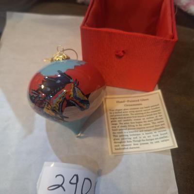 Hand painted Ornament of Horse by Bill Rabbit