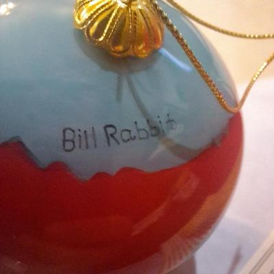Hand painted Ornament of Horse by Bill Rabbit