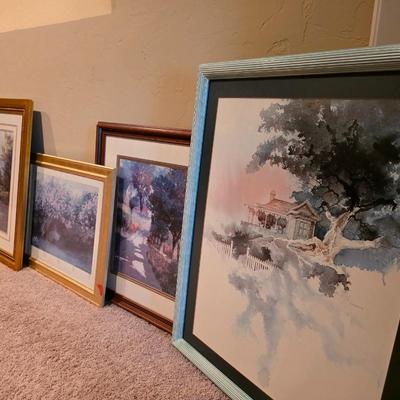 Various Scenic Framed Art