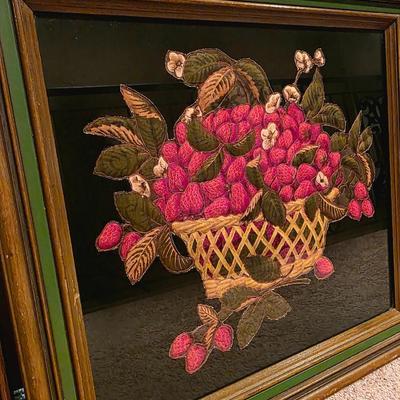Strawberry and Tea Kettle Framed Art Prints
