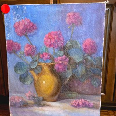 Floral Canvas Art by Local Tulsa Artist, Pat Meyer
