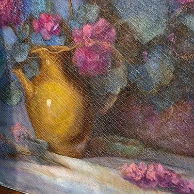 Floral Canvas Art by Local Tulsa Artist, Pat Meyer