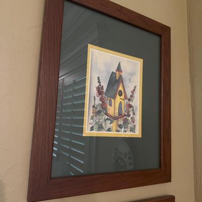 2 Birdhouse Framed Prints