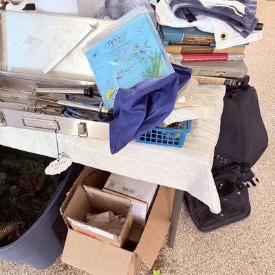 Sale Photo Thumbnail #189: - tables, table cloths, and shelving are not included.

NO CHERRY PICKING or taking ONLY the items you want and leaving the rest! Please arrive with enough time to load. Bring boxes/any tools to assemble /dolly/people to help load/etc.
- Questions? Call C
