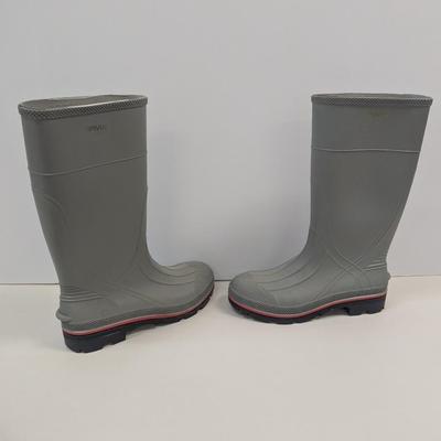 Gray Servus Rubber Boots Size 11