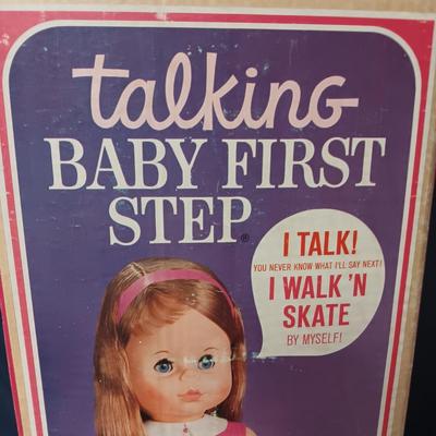 1964 TAKLING BABY FIRST STEP DOLL