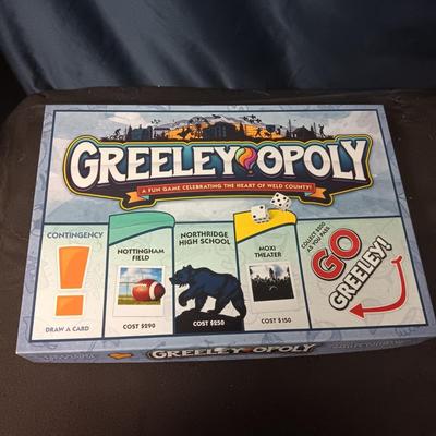 GREELEY-OPOLY BOARD GAME