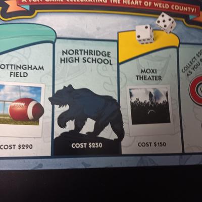 GREELEY-OPOLY BOARD GAME