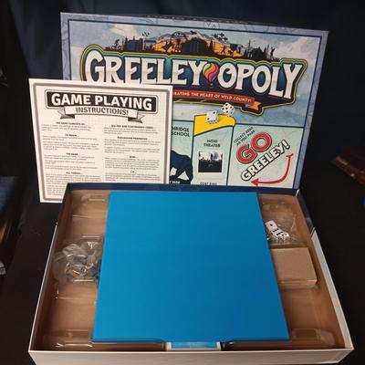 GREELEY-OPOLY BOARD GAME