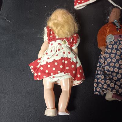 3 VINTAGE 6" DOLLS