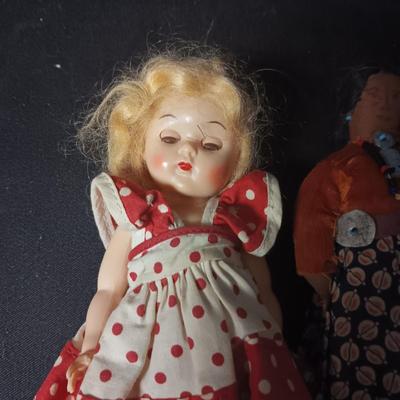 3 VINTAGE 6" DOLLS